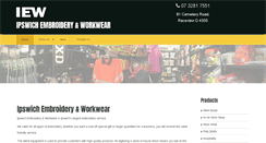Desktop Screenshot of ipswichembroidery.com.au